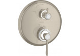 Armatur thermostatisch Axor Montreux mit Griff einarmig, Unterputz - Nickel gebürstet