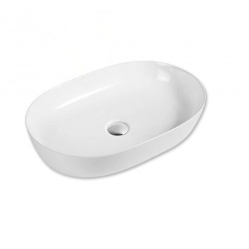 Aufsatzwaschtisch Emporia Mili 04 60x40 cm - weiß