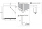 Parawan nawannowy New Trendy New Soleo Black 100x140 cm, prawy, 2-teilig, Glas transparent