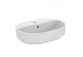 Aufsatzwaschtisch Ideal Standard Ipalyss oval z cienkimi ściankami 60x38cm - weiß