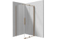 Duschkabine Deante Square quadratisch 90x90 cm - Glas transparent, profil gebürstetes Bronze