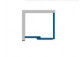 Duschkabine Deante Square quadratisch 90x90 cm - Glas transparent, profil gebürstetes Bronze