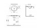 Aufsatzwaschtisch Vitra ARCHIPLAN 60x38 cm, ohne Überlauf - weiß