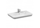 Einbauwaschtisch Vitra S20 53x46 cm, ohne Überlauf, mit Anschluss na baterie - weiß