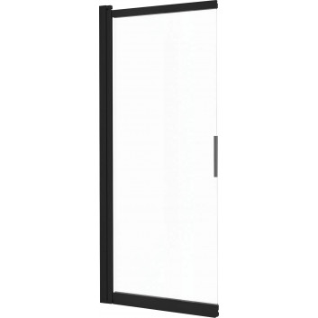Duschwand Deante Prozma walk-in 80x195 cm - Glas transparent, profil gebürsteter Stahl