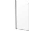 Duschwand Deante Prozma walk-in 80x195 cm - Glas transparent, profil gebürsteter Stahl