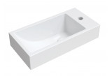 Aufsatzwaschtisch Omnires Marble+ 59x31cm weiß Glanz MaltaBP- sanitbuy.pl
