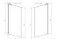 Parawan nawannowy Radaway Essenza Pro PNJ II, Glas transparent, 60x150cm, profil Chrom