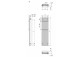 Grzejnik Terma Rolo Hanger 180x9,5 cm (1 szereg wieszaków) - Farbe RAL i Farbey specjalne