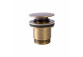 Abfluss umywalkowy Tres, click-clack, 63mm, 24-K Gold matowe