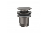 Abfluss umywalkowy Tres, click-clack, 63mm, 24-K Gold matowe