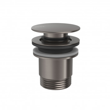 Abfluss umywalkowy Tres, click-clack, 63mm, 24-K Gold matowe