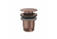 Abfluss umywalkowy Tres, click-clack, 63mm, 24-K Gold matowe