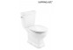 Becken WC Roca Carmen Rimless do kompaktu 67x37cm Abfluss doppelt, weiß- sanitbuy.pl