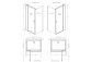 Duschkabine Radaway Modo X I 120, przejrzysta, 1180x2000mm