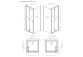 Duschkabine Radaway Modo X I 120, przejrzysta, 1180x2000mm