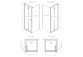 Seitenwand S1 70 Radaway Nes KDJ II, przejrzysta, 700x2000mm, profil Chrom