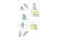 Seitenwand S1 70 Radaway Nes KDJ II, przejrzysta, 700x2000mm, profil Chrom