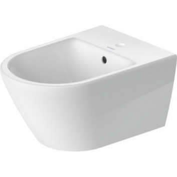 Bidet hängend Duravit D-Neo, 54x37cm, Halterung Durafix - weiß półmatowa