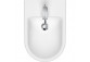 Bidet hängend Duravit D-Neo, 54x37cm, Halterung Durafix - weiß półmatowa
