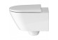Becken Toiletten- hängend Duravit D-Neo Rimless, 54x37cm, bez rantu spłukującego, Halterung Durafix, 4,5 l, UWL klasa 1 - weiß półmatowa