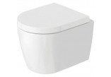 Becken WC Duravit ME by Starck 36x48 cm mit WC-Sitz mit Softclosing - weiß