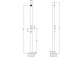 Halter punktowy Gessi Origini Accessories - Black Metal Brushed PVD