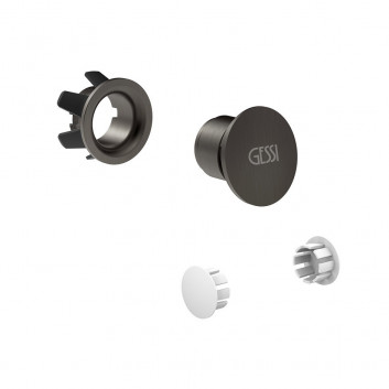 Handbrause Gessi Origini regulowana, mit Schicht antywapienną - Black Metal Brushed PVD