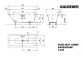 Badewanne Kaldewei Puro Set Wide Links, 170x75cm, model 668, weiß