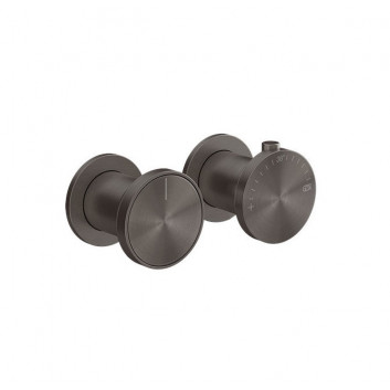 Thermostatisch Armatur Brause- mit 2-Anschlüssen Gessi Origini, Unterputz, 1 wyjścia wody, Chrom