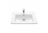 Waschtisch mit unterschrank Roca Gap 60 x 46 cm slim (do kompletacji z kolekcją Gap Pro), mit Anschluss na beterie - weiß