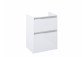 Schrank Bad- Roca Ella 78,5 x 44,6 cm, mit 2 Schubladen - weiß Glanz