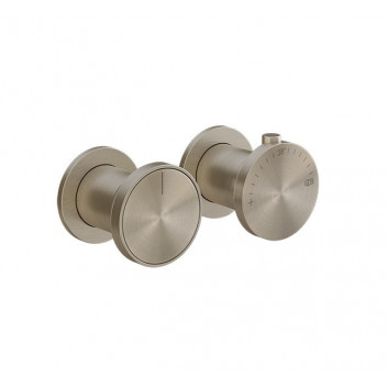 Thermostatisch Armatur Brause- mit 2-Anschlüssen Gessi Origini, Unterputz, 1 wyjścia wody, Chrom