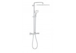 Duschsystem Grohe Euphoria System 260 mit Thermostat zur Wandmontage, mit Kopfbrause okrągłą 26 cm - phantom black