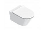 Wand-wc Catalano Zero NF 46, bez kołnierza, 46x35cm, mit Sitz i mocowaniami, weiß