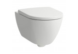 Becken WC Laufen Pro X hängend, 36 x 54 cm, Silent Flush Rimless, EasyFit 3.0 - weiß