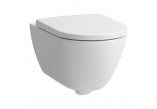 Becken WC Laufen Pro hängend, 36,5 x 53 cm, Rimless, mit Schicht Clean Coat - weiß
