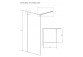 Duschkabine Radaway Modo X II 110, przejrzysta, 1085-1095x2000mm