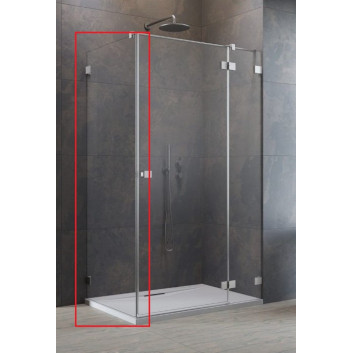 Tür Kabine prysznicowej Radaway Essenza Pro 8 KDJ 100, links, 1000x2000 mm - Glas transparent, profil Chrom