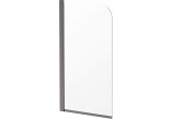 Duschwand Deante Prozma walk-in 80x195 cm - Glas transparent, profil gebürsteter Stahl