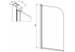 Duschwand Deante Prozma walk-in 80x195 cm - Glas transparent, profil gebürsteter Stahl