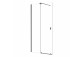 Duschwand Deante Prozma walk-in 110x195 cm - Glas transparent, profil schwarz matt