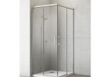 Duschkabine Glas transparent Chrom 90x80cm Radaway Idea KDD- sanitbuy.pl