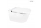 Set Oltens Hamnes Stille Becken WC hängend PureRim mit Schicht SmartClean mit WC-Sitz mit Softclosing