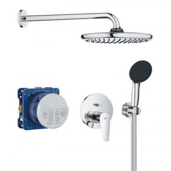 Dusch-set Unterputz Grohe Precision SmartControl mit Kopfbrause Vitalio Joy 260 - Chrom