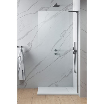 Parawan nawannowy Radaway Modo SL Black PNJ II 70 prawy, Glas transparent, profil schwarz