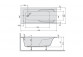 Badewanne Sanplast WP/FREE 70x120+ST25 rechteckig