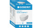 Becken WC hängend Geberit iCon 53x36 cm, bez kołnierza, spłukiwanie wirowe mit WC-Sitz mit Softclosing - weiß