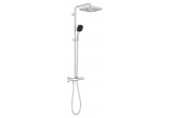 System Wannen-prysznicowy Grohe Tempesta System 250 Cube mit Thermostat zur Wandmontage, mit Kopfbrause kwadratową 25 cm - Chrom