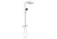 System Wannen-prysznicowy Grohe Tempesta System 250 Cube mit Thermostat zur Wandmontage, mit Kopfbrause kwadratową 25 cm - Chrom